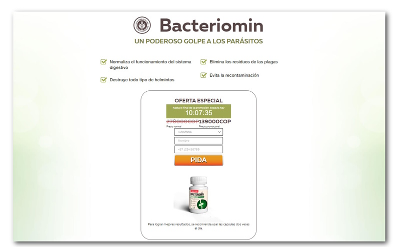 bacteriomin pagina oficial