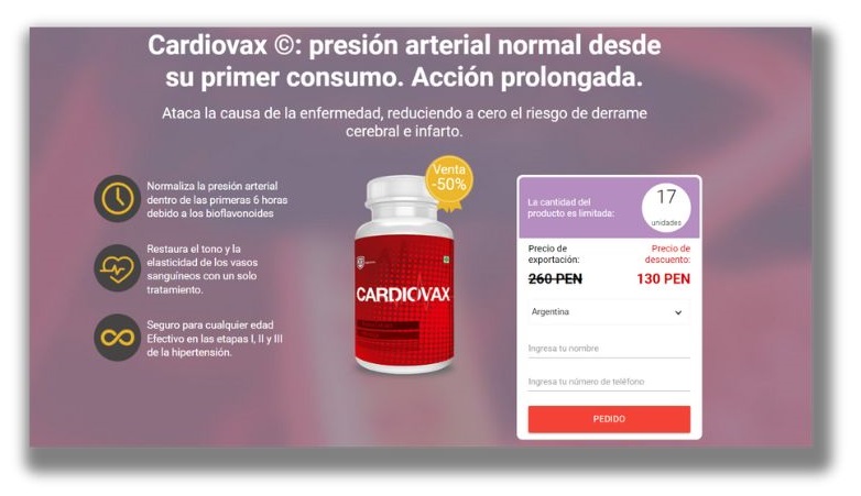 donde comprar cardiovax
